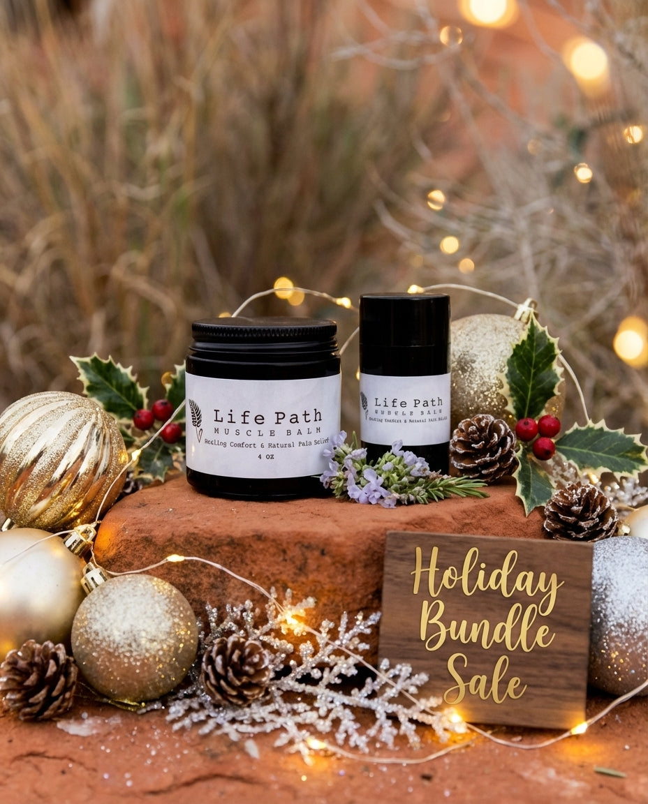 Muscle Balm 4 oz jar & 1 oz Muscle Balm Roller Special!